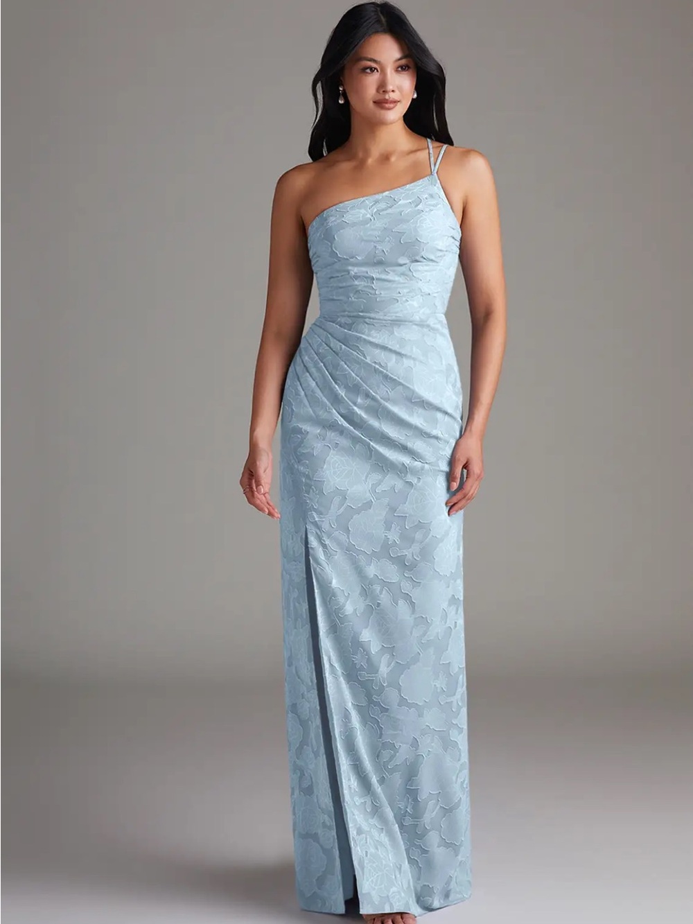 Azazie Eren Floral Burnout size 4 never worn!!